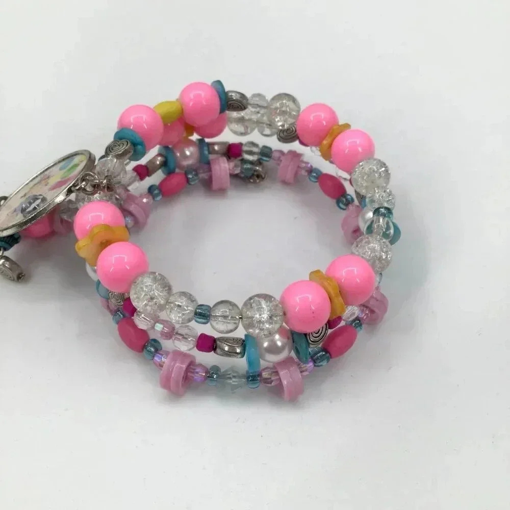 Handmade Charm Wrap Bracelets Kawaii Pop Art Lolita Retro Pastel Goth Kandy ddlg - Picture 3 of 10